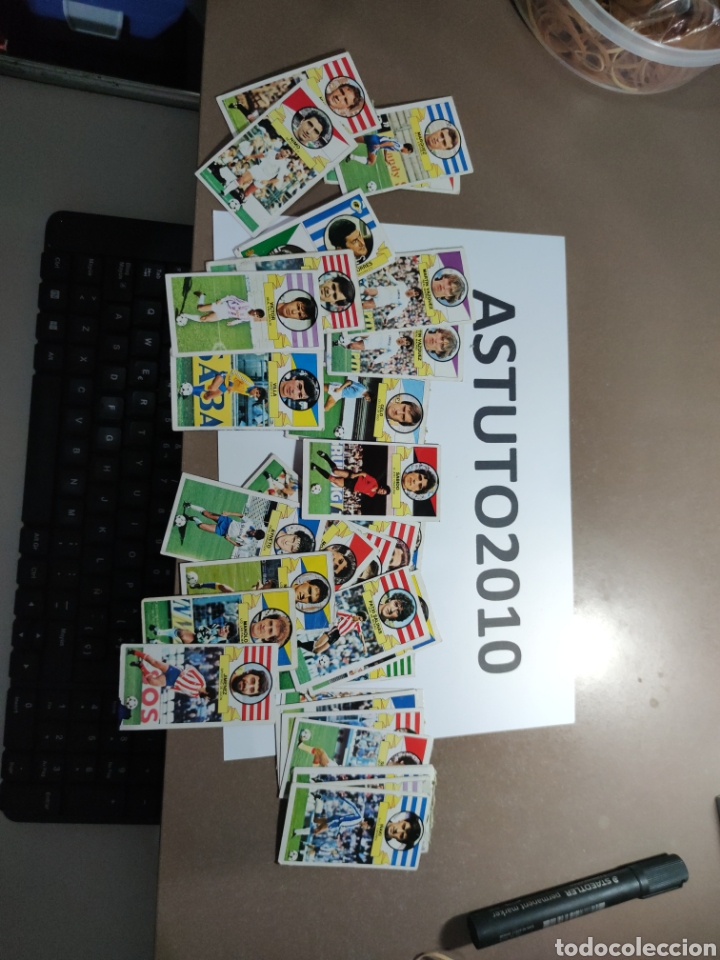 Cromos de F&uacute;tbol: 32 CROMOS ESTE 85-86 DESPEGADOS LOS DE LA FOTO