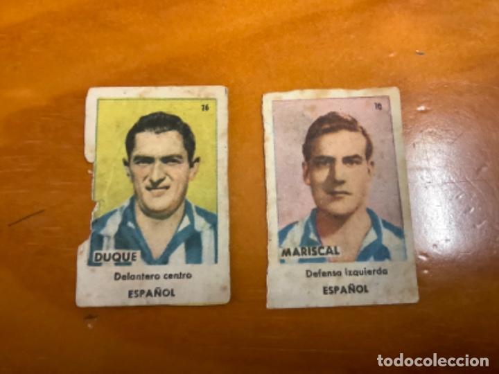 Figurine di Calcio: ESPA&Ntilde;OL ASES DEL FUTBOL 44/45 DUQUE Y MARISCAL