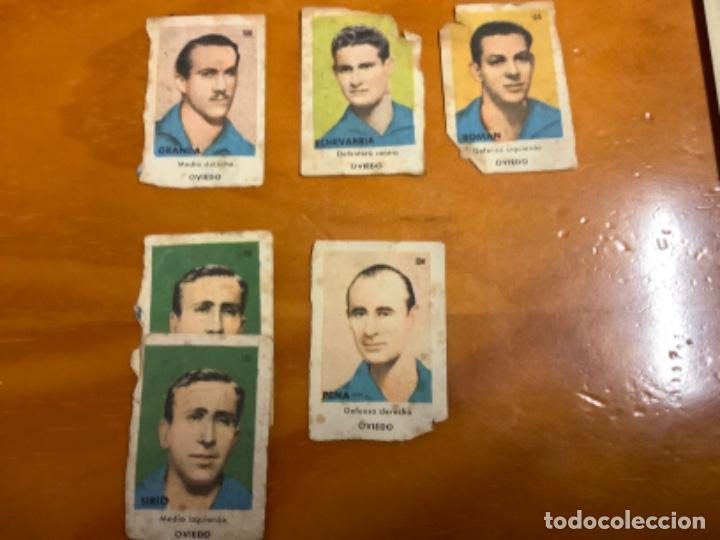 Cromos de f&uacute;tbol: REAL OVIEDO ASES DEL FUTBOL BRUGUERA 44/45 GRANDA ECHEVARRIA ROMAN SIRIO Y PENA