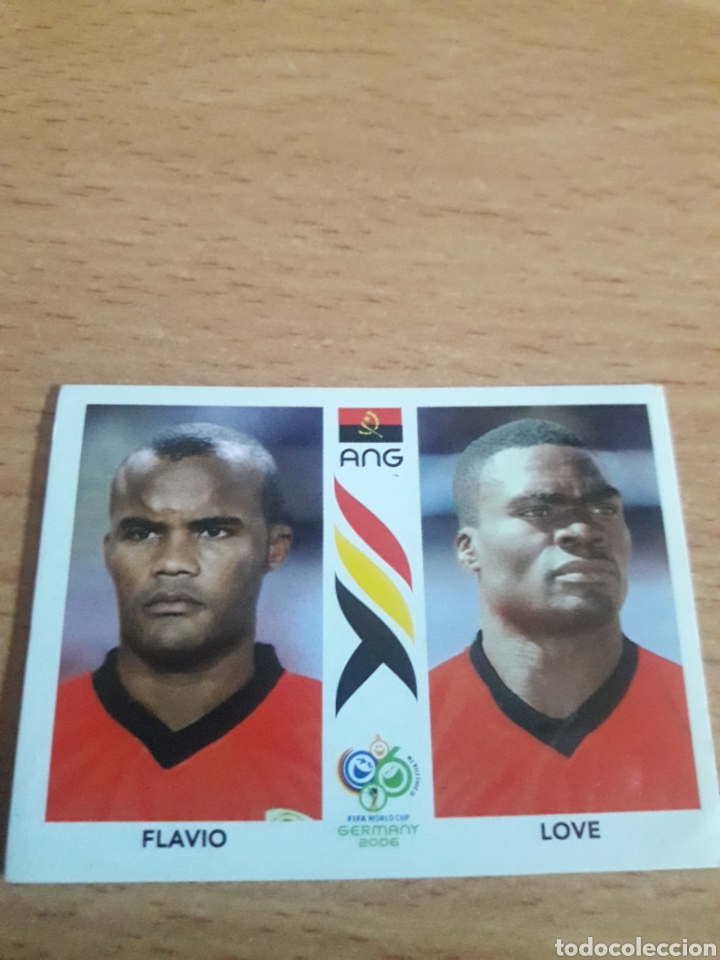 Fu&szlig;ball-Sticker: Panini mundial 2006 309 Flavio y Love Angola