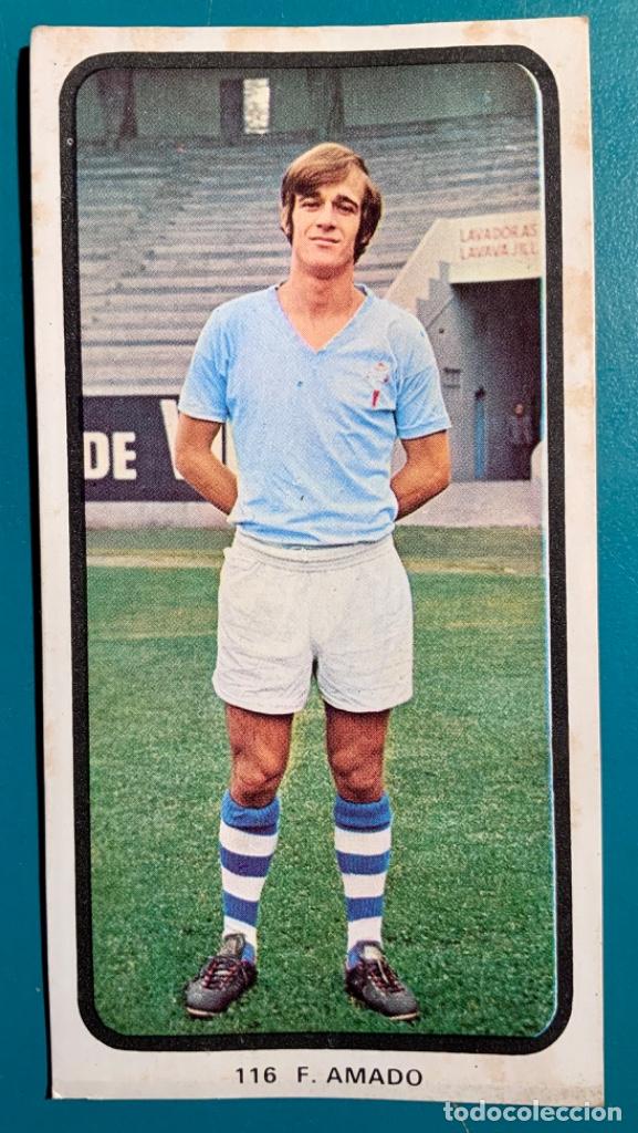 Cromos de F&uacute;tbol: CROMO CAMPEONATOS NACIONALES DE F&Uacute;TBOL 1973-1974 REAL CLUB CELTA F AMADO