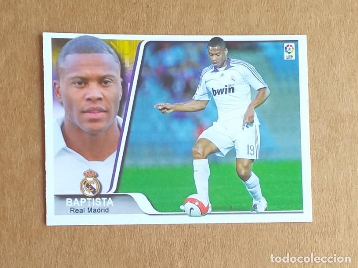Cromos de f&uacute;tbol: Cromo n&ordm; 372 UH Baptista Real Madrid Ediciones Estadio 2007-2008. Nuevo de sobre.