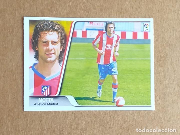 Cromos de f&uacute;tbol: Cromo n&ordm; 393 UH Motta Atl&eacute;tico de Madrid Ediciones Estadio 2007-2008. Nuevo de sobre.