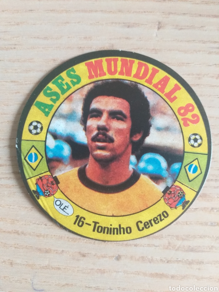 Cromos de f&uacute;tbol: F&Uacute;TBOL CROMO N&ordm; 16 TONINHO CEREZO ASES MUNDIAL ESPA&Ntilde;A 82 EDITORIAL REYAUCA 1982 SIN PEGAR
