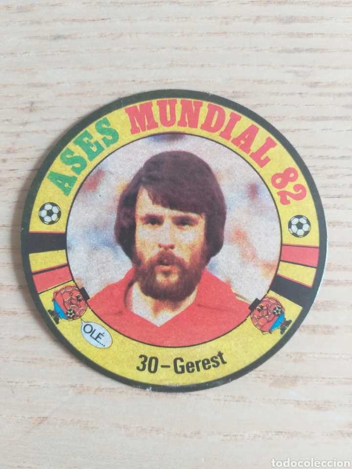 Cromos de f&uacute;tbol: F&Uacute;TBOL CROMO N&ordm; 30 GEREST ASES MUNDIAL ESPA&Ntilde;A 82 EDITORIAL REYAUCA 1982 SIN PEGAR
