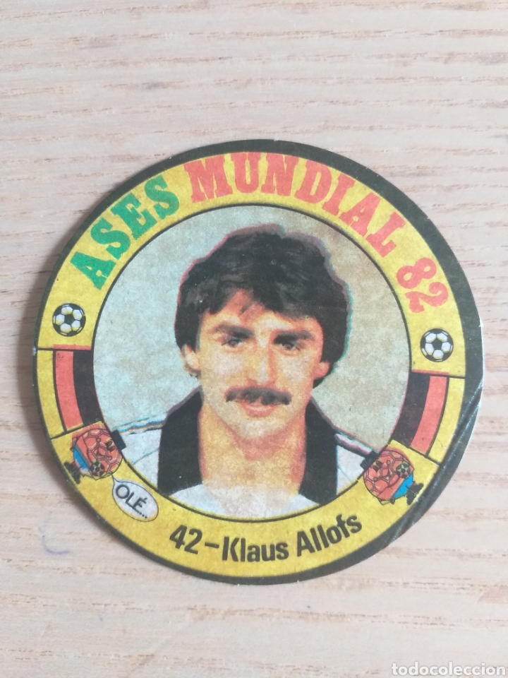 Cromos de f&uacute;tbol: F&Uacute;TBOL CROMO N&ordm; 42 KLAUS ALLOFS ASES MUNDIAL ESPA&Ntilde;A 82 EDITORIAL REYAUCA 1982 SIN PEGAR