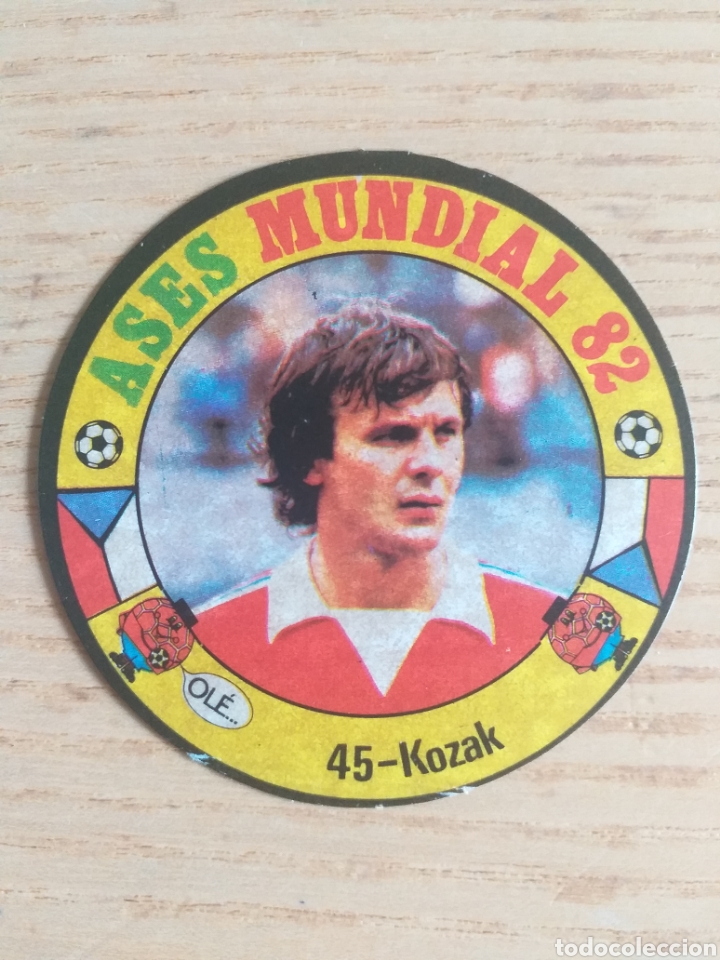 Cromos de f&uacute;tbol: F&Uacute;TBOL CROMO N&ordm; 45 KOZAK ASES MUNDIAL ESPA&Ntilde;A 82 EDITORIAL REYAUCA 1982 SIN PEGAR