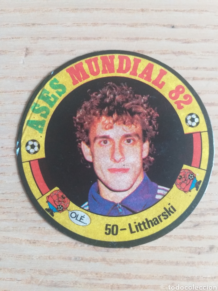 Cromos de f&uacute;tbol: F&Uacute;TBOL CROMO N&ordm; 50 LITTHARSKI ASES MUNDIAL ESPA&Ntilde;A 82 EDITORIAL REYAUCA 1982 SIN PEGAR