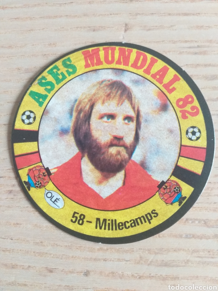 Cromos de f&uacute;tbol: F&Uacute;TBOL CROMO N&ordm; 58 MILLECAMPS ASES MUNDIAL ESPA&Ntilde;A 82 EDITORIAL REYAUCA 1982 SIN PEGAR