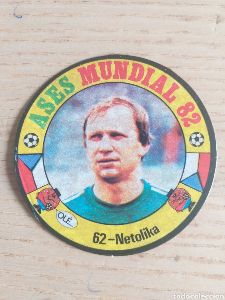 Cromos de f&uacute;tbol: F&Uacute;TBOL CROMO N&ordm; 62 NETOLIKA ASES MUNDIAL ESPA&Ntilde;A 82 EDITORIAL REYAUCA 1982 SIN PEGAR