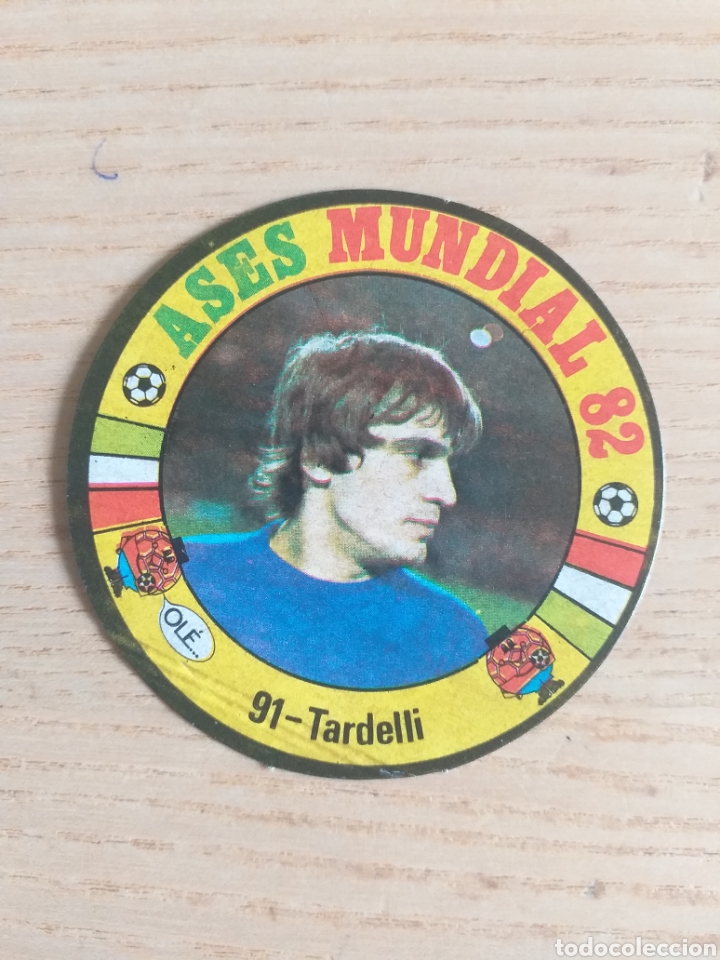 Cromos de f&uacute;tbol: F&Uacute;TBOL CROMO N&ordm; 91 TARDELLI ASES MUNDIAL ESPA&Ntilde;A 82 EDITORIAL REYAUCA 1982 SIN PEGAR