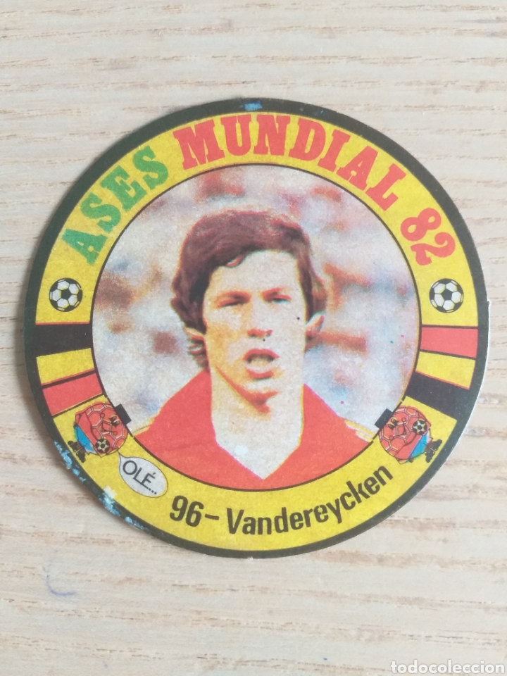 Cromos de f&uacute;tbol: F&Uacute;TBOL CROMO N&ordm; 96 VANDEREYCKEN ASES MUNDIAL ESPA&Ntilde;A 82 EDITORIAL REYAUCA 1982 SIN PEGAR