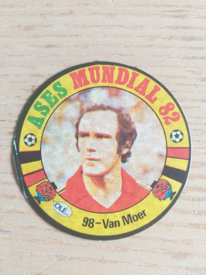 Cromos de f&uacute;tbol: F&Uacute;TBOL CROMO N&ordm; 98 VAN MOER ASES MUNDIAL ESPA&Ntilde;A 82 EDITORIAL REYAUCA 1982 SIN PEGAR