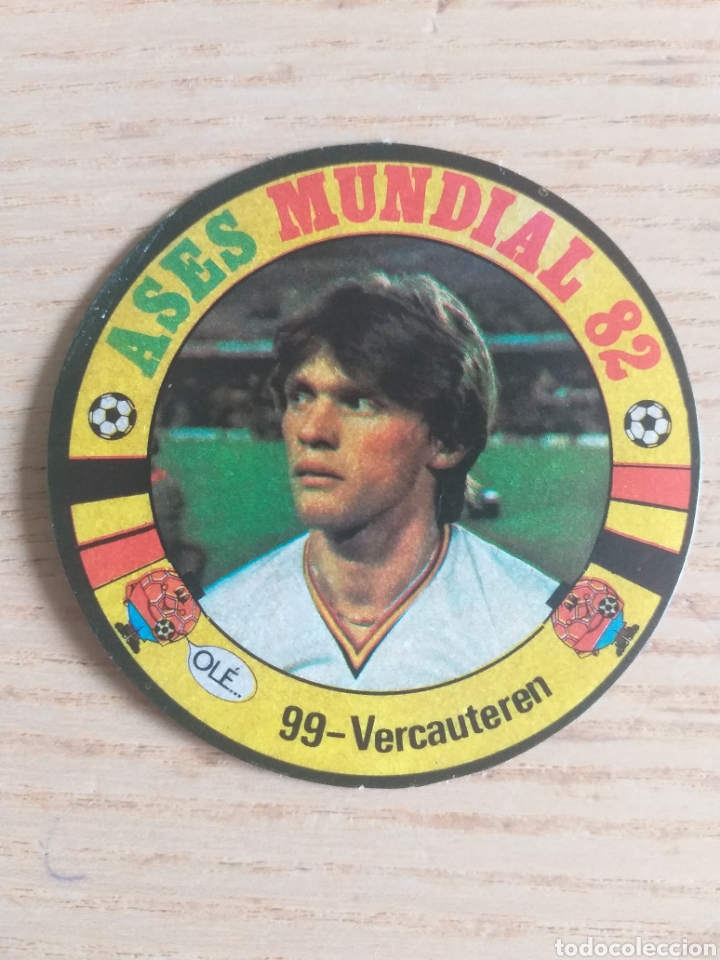 Cromos de f&uacute;tbol: F&Uacute;TBOL CROMO N&ordm; 99 VERCAUTEREN ASES MUNDIAL ESPA&Ntilde;A 82 EDITORIAL REYAUCA 1982 SIN PEGAR