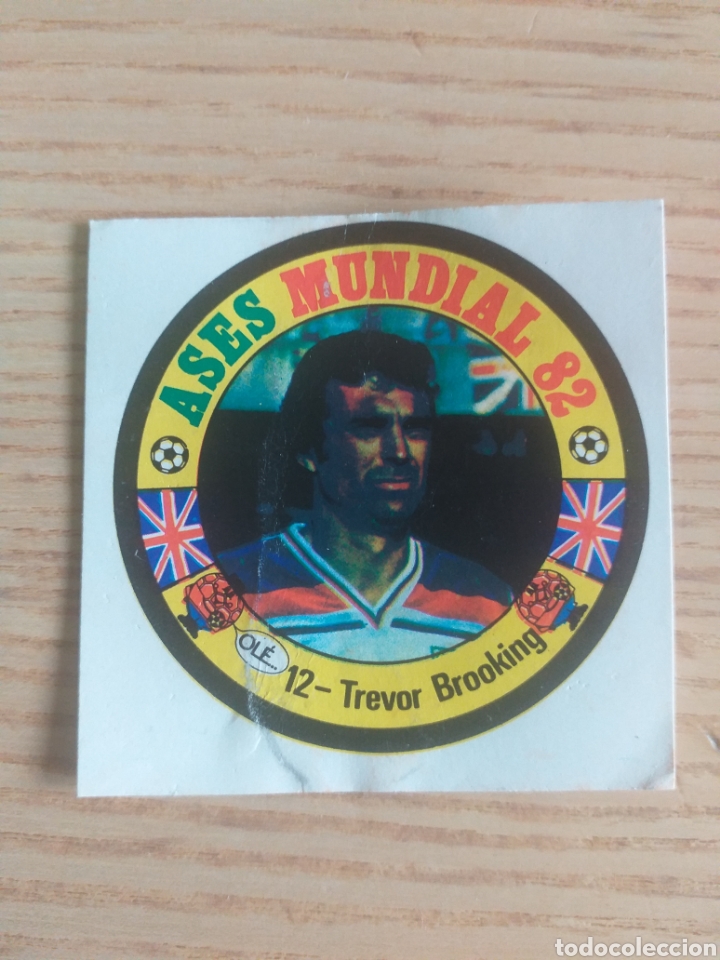 Cromos de f&uacute;tbol: F&Uacute;TBOL CROMO N&ordm; 12 TREVOR BROOKING ASES MUNDIAL ESPA&Ntilde;A 82 EDITORIAL REYAUCA 1982