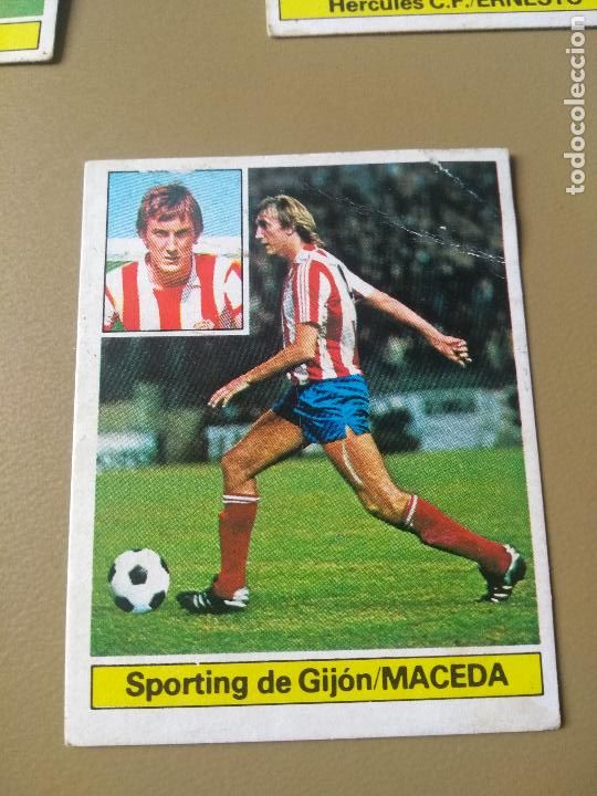Cromos de f&uacute;tbol: ESTE 81-82 1981 1982 MACEDA SPORTING - Foto 1