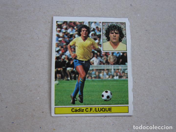 Cromos de f&uacute;tbol: ESTE 81 82 LUQUE CADIZ M 1981 1982 - Foto 1