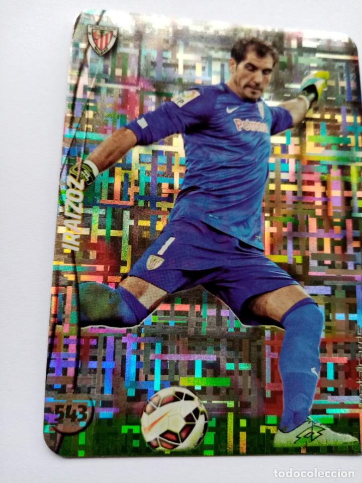 Cromos de F&uacute;tbol: MUNDICROMO QUIZ 2015 top 2015 n&ordm; 543 IRAIZOZ TETRIS CENTRADO