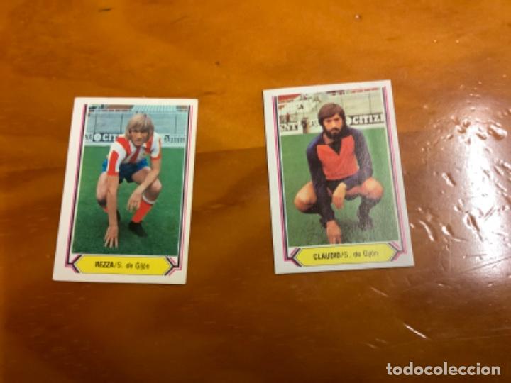 Cromos de f&uacute;tbol: REZZA Y CLAUDIO DEL SPORTING DE GIJON ESTE 80/81 - Foto 1