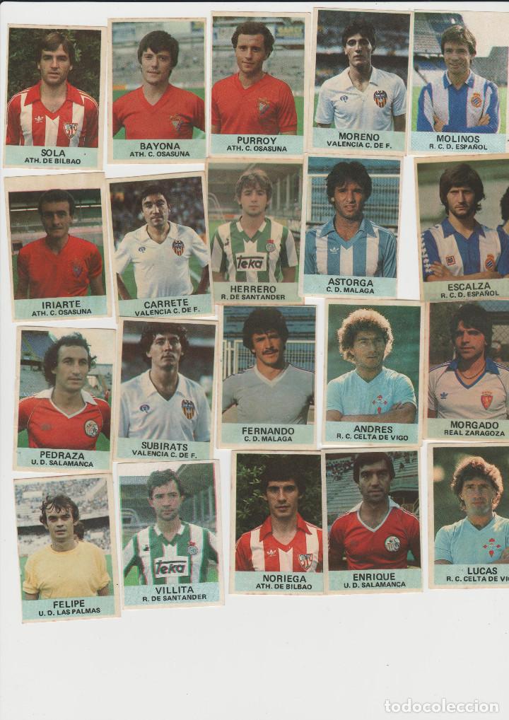Cromos de F&uacute;tbol: LOTE DE 27 CROMOS DE FUTBOL ADESTOR-NUEVOS