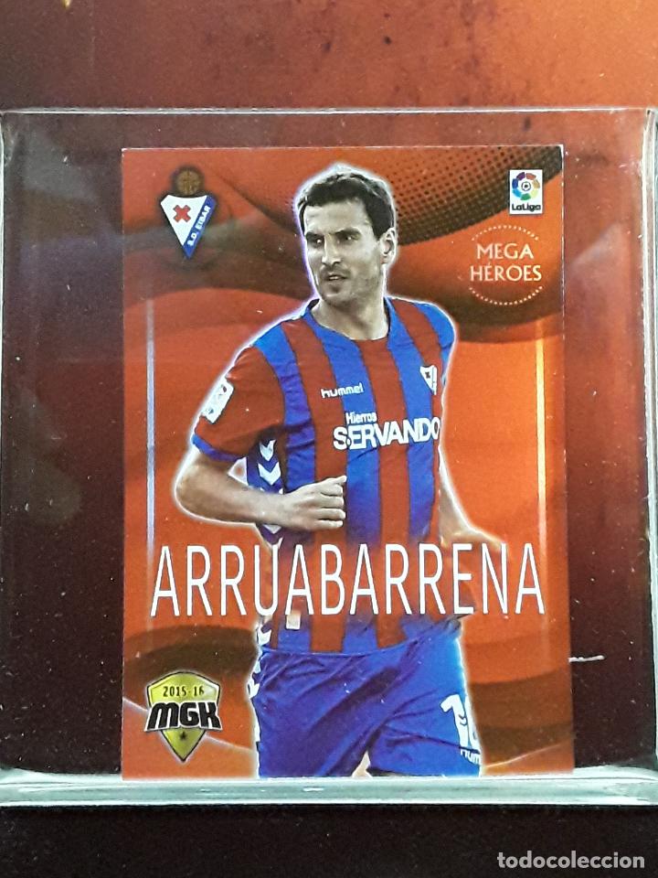 Figurine di Calcio: MEGACRACKS 2015 2016 MGK 15 16 CROMO PANINI FUTBOL N 187 EIBAR MEGA HEROES ARRUABARRENA