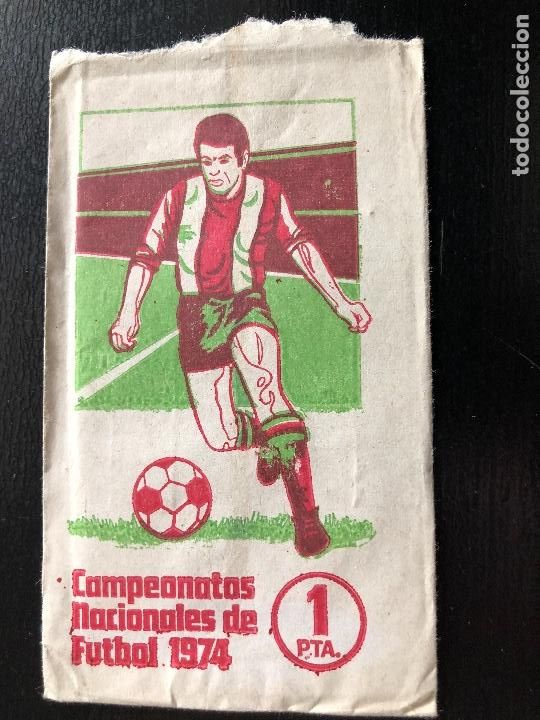 Fu&szlig;ball-Sticker: SOBRE CROMOS FUTBOL CAMPEONATO LIGA 1975 EDITORIAL RUIZ ROMERO SIN CROMOS