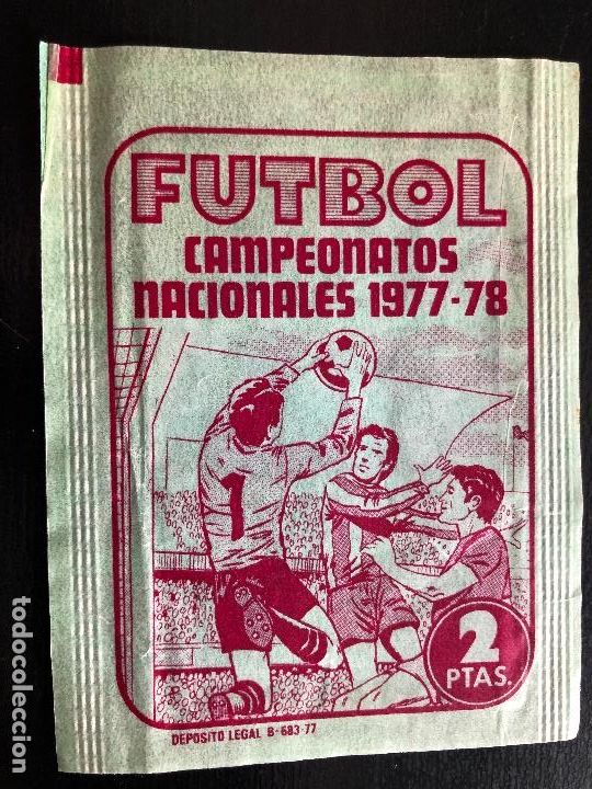 Fu&szlig;ball-Sticker: SOBRE CROMOS FUTBOL CAMPEONATO LIGA 1977-78 EDITORIAL RUIZ ROMERO SIN CROMOS