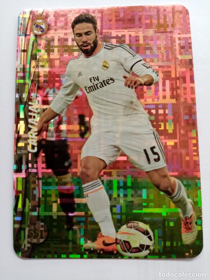 Cromos de F&uacute;tbol: MUNDICROMO QUIZ 2015 top 2015 n&ordm; 551 CARVAJAL TETRIS