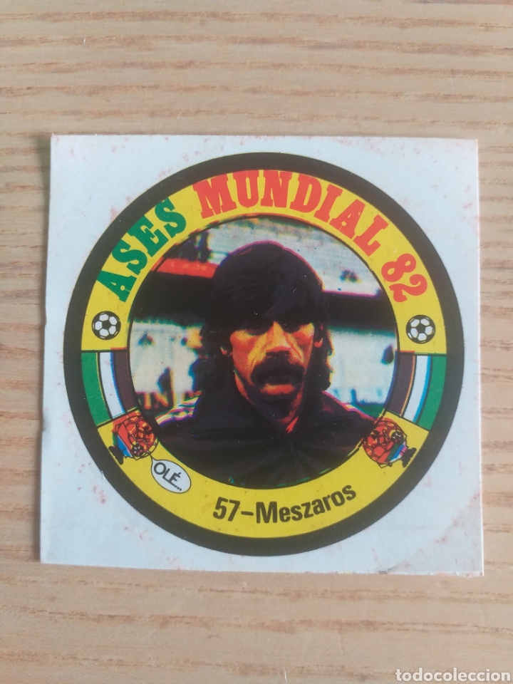 Cromos de f&uacute;tbol: F&Uacute;TBOL CROMO N&ordm; 57 MESZAROS ASES MUNDIAL ESPA&Ntilde;A 82 EDITORIAL REYAUCA 1982
