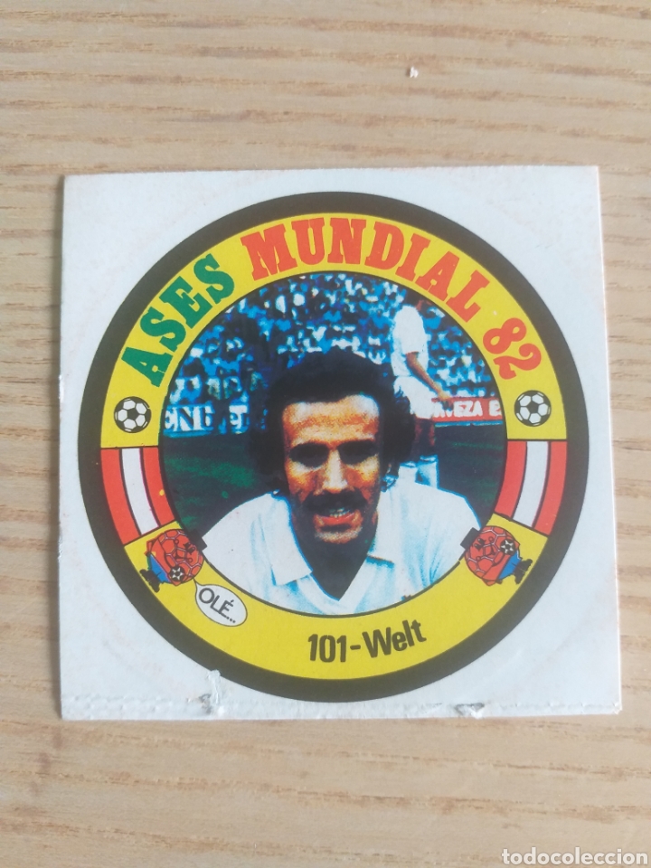 Cromos de f&uacute;tbol: F&Uacute;TBOL CROMO N&ordm; 101 WELT ASES MUNDIAL ESPA&Ntilde;A 82 EDITORIAL REYAUCA 1982