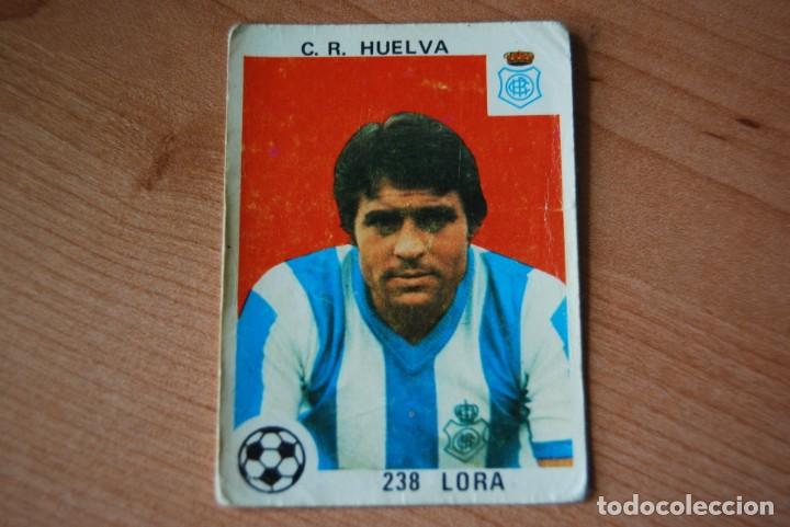 Cromos de f&uacute;tbol: Cromo C.R.Huelva. 238 Lora - Foto 1