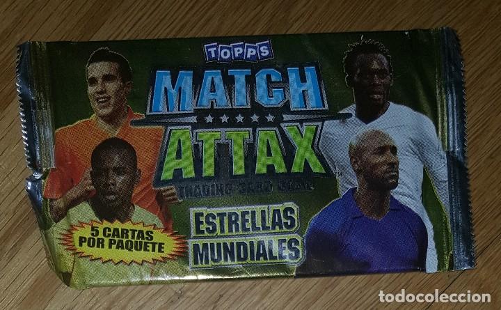 Cromos de f&uacute;tbol: SOBRE SIN ABRIR Match Attax STARS MUNDIAL 2010 ESTRELLAS MUNDIALES