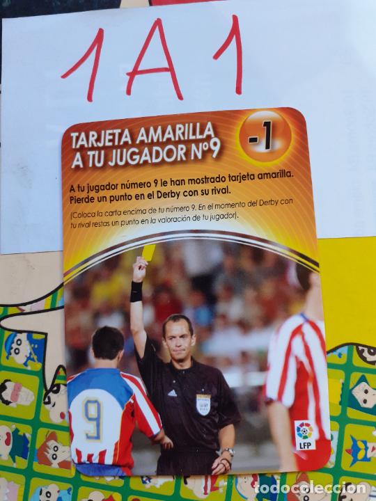 Fu&szlig;ball-Sticker: cromo panini derby total 2004 2005 medio tiempo tarjeta amarilla a tu jugador numero 9