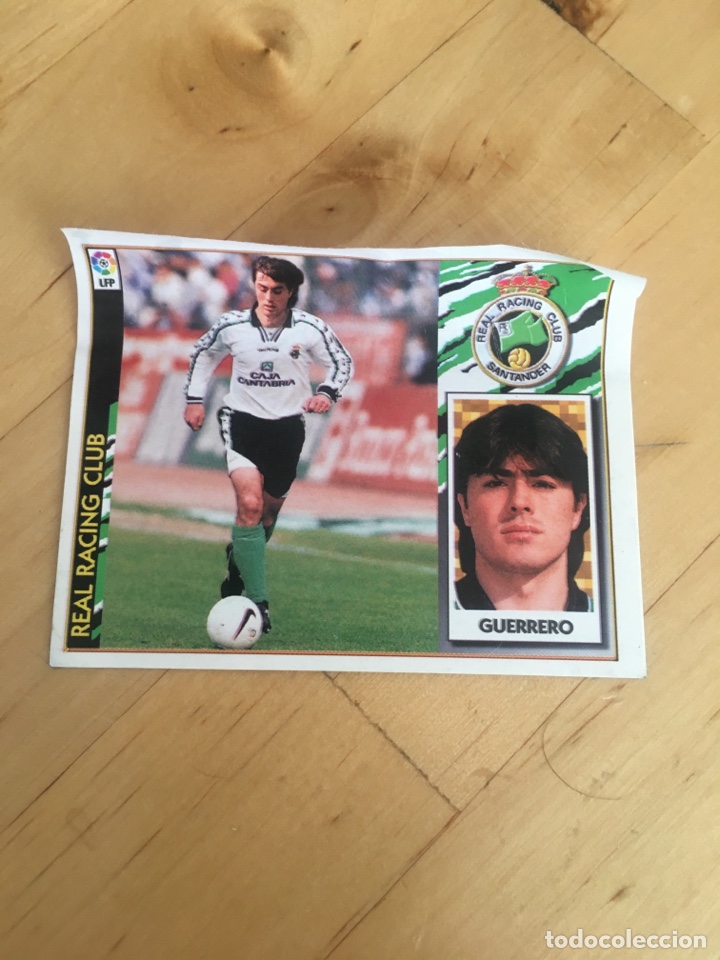 Cromos de f&uacute;tbol: Guerrero este 97 98 1997 1998 ventanila coloca - Foto 1