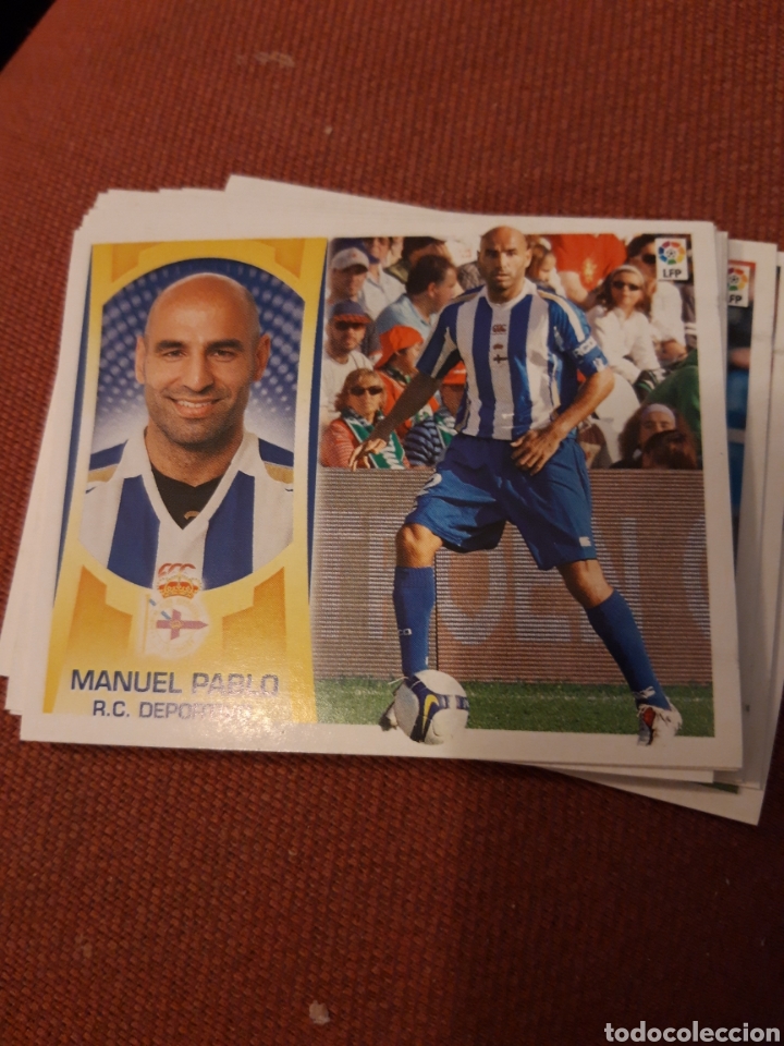Figurine di Calcio: Manuel pablo 09 10 2009 2010 sin pegar este deportivo Coru&ntilde;a