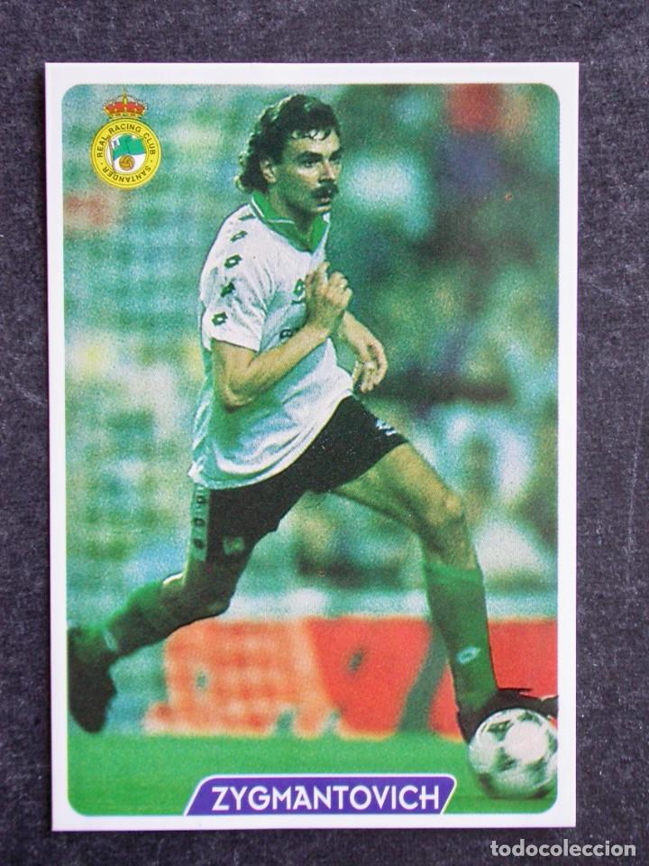 Fu&szlig;ball-Sticker: N&ordm; 212 ZYGMANTOVICH DEL RACING DE LAS FICHAS DE LA LIGA DE MUNDICROMO 95-96