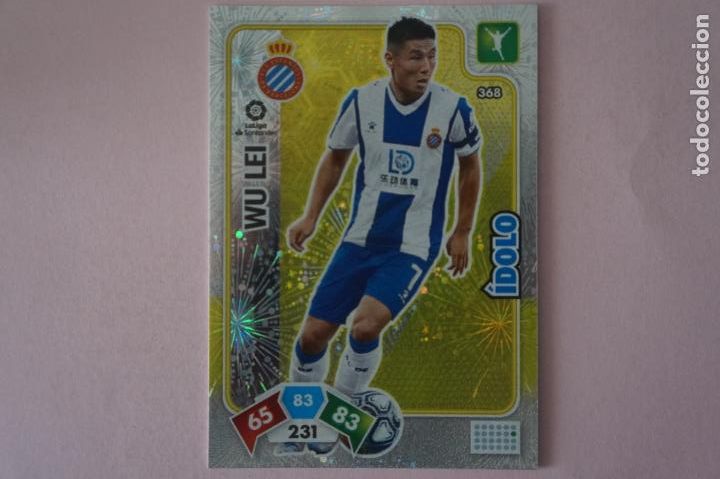 Cromos de F&uacute;tbol: CROMO CARD DE FUTBOL WU LEI DEL R.C.D. ESPA&Ntilde;OL-ESPANYOL N&ordm; 368 LIGA ADRENALYN XL 2019-2020/19-20