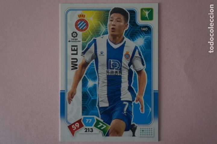 Cromos de F&uacute;tbol: CROMO CARD DE FUTBOL WU LEI DEL R.C.D. ESPA&Ntilde;OL-ESPANYOL N&ordm; 140 LIGA ADRENALYN XL 2019-2020/19-20