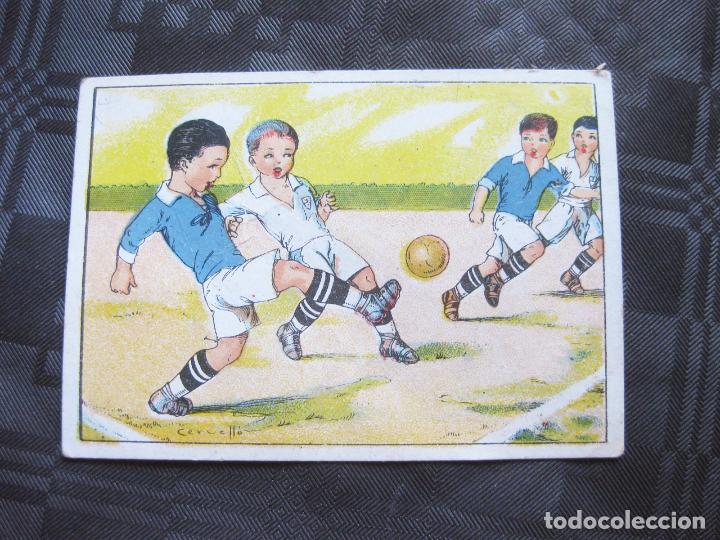 Cromos de f&uacute;tbol: CROMO DE FUTBOL N&ordm; 13 DE LA F&Aacute;BRICA DE CHOCOLATES SUCESOR DE ANICETO MARTINEZ