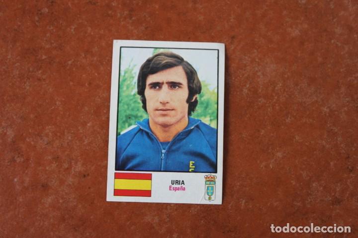 Cromos de f&uacute;tbol: MUNICH 74 ; CROMO N&ordm; 17 URIA - Foto 1