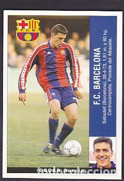 Fu&szlig;ball-Sticker: OSCAR BARCELONA - COLOCA - CROMO LIGA 1995 1996 PANINI 95 96 - NUNCA PEGADO