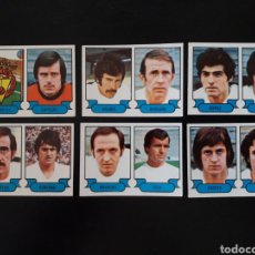 Cromos de Fútbol: 6 CROMOS BURGOS EQUIPO COMPLETO. RUIZ ROMERO 1978/1979 78/79. SIN PEGAR. FOTOS DE FRONTAL Y TRASERA