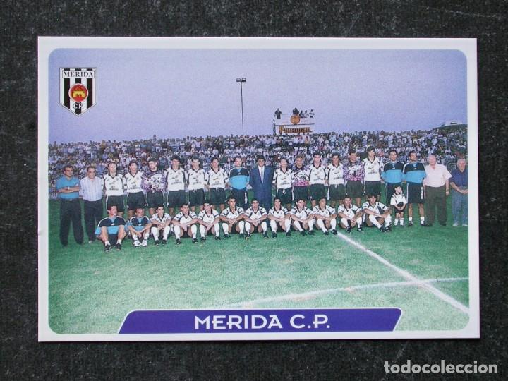 Fu&szlig;ball-Sticker: N&ordm; 343 PLANTILLA DEL M&Eacute;RIDA DE LAS FICHAS DE LA LIGA DE MUNDICROMO 95-96