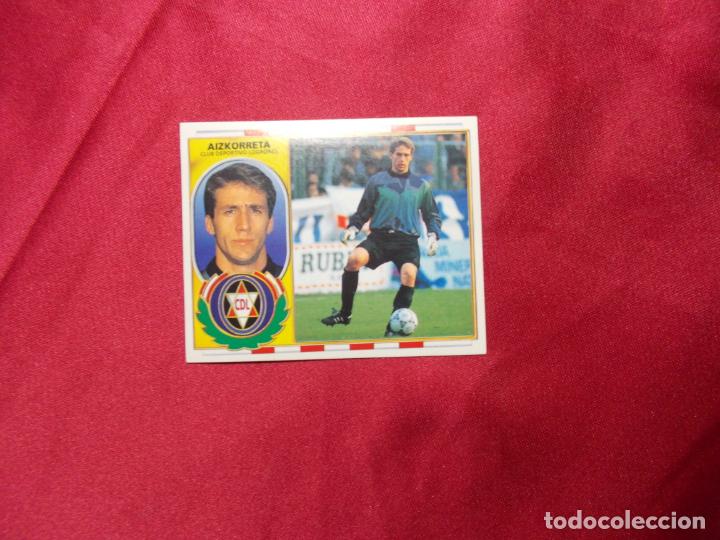 Cromos de f&uacute;tbol: AIZKORRETA. C.D LOGRO&Ntilde;ESA. EDICIONES ESTE 96-97. NUNCA PEGADO - Foto 1