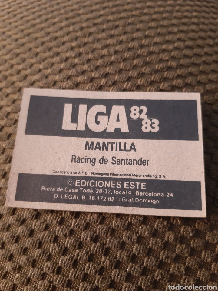 Cromos de f&uacute;tbol: EDICIONES ESTE 82 83 RACING SANTANDER MANTILLA VERSI&Oacute;N NUEVO - Foto 2