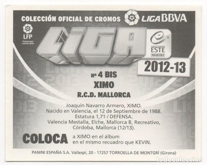 Cromos de f&uacute;tbol: ESTE 12-13 COLOCA XIMO. NUNCA PEGADO. - Foto 2