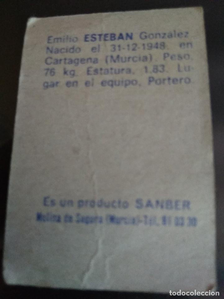 Cromos de f&uacute;tbol: ESTEBAN - Foto 2