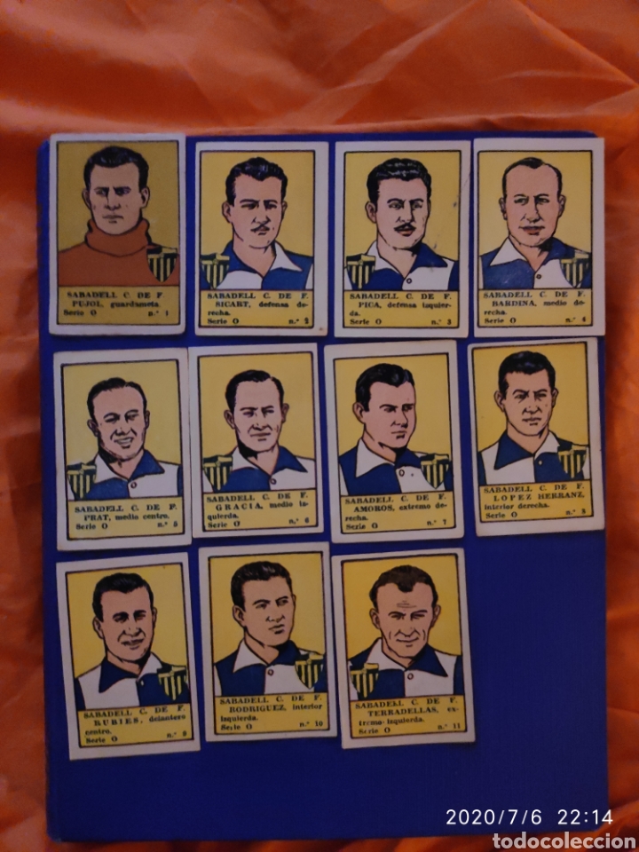 Cromos de f&uacute;tbol: Colecci&oacute;n completa Sabadell serie 0 - Foto 1