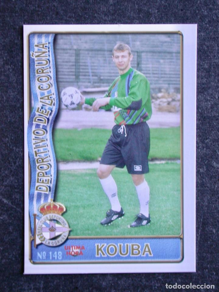 Fu&szlig;ball-Sticker: N&ordm; 148 UH KOUBA DEL DEPORTIVO DE LAS FICHAS DE LA LIGA 96-97 DE MUNDICROMO