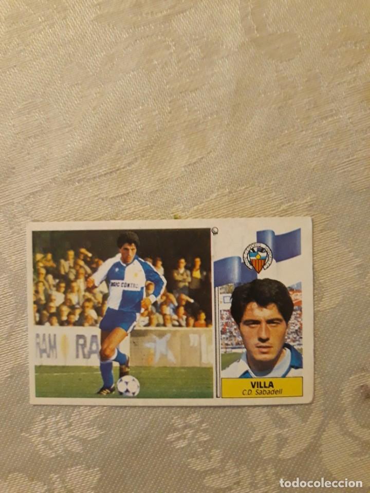 Cromos de f&uacute;tbol: BAJA VILLA - SABADELL ESTE 86-87 - Foto 1
